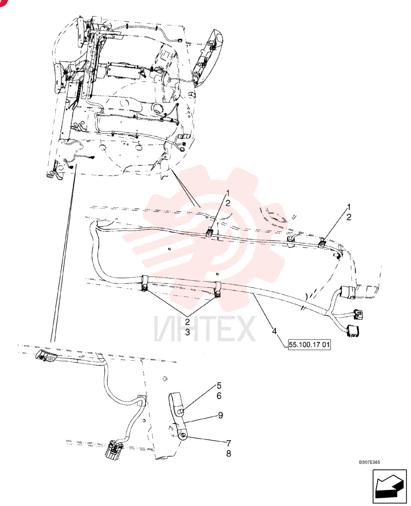 CLAMP,7.9mm, Coat, 8.7mm Bolt Hole, P Type