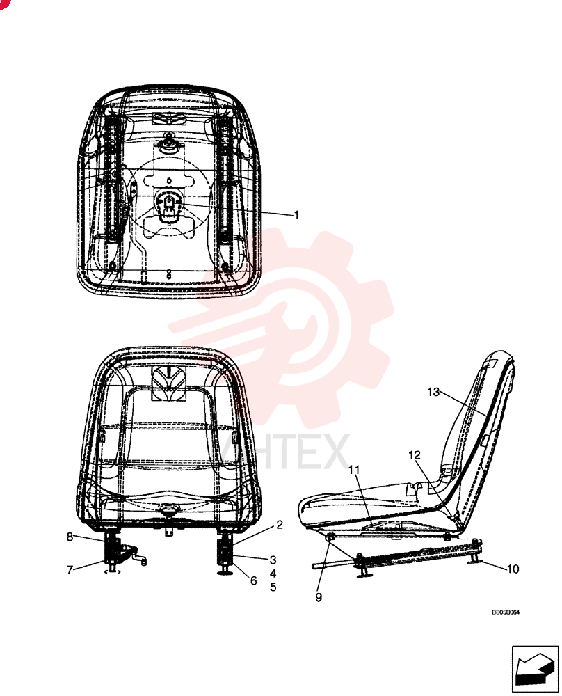 DRIVER SEAT 87019258 (2)