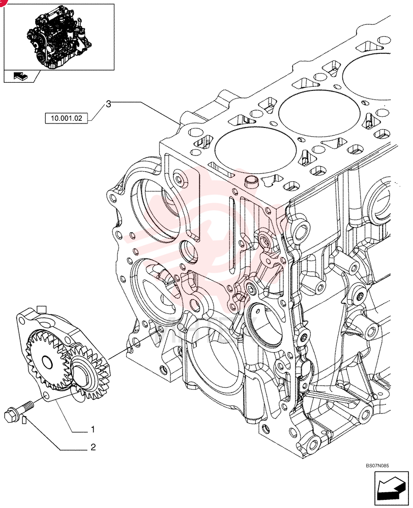 ENGINE OIL PUMP 504241684
