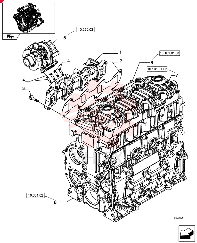 EXHAUST MANIFOLD 504202849