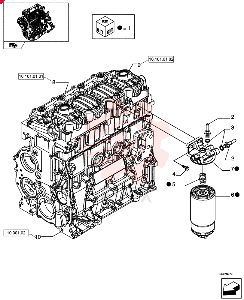 FUEL FILTER 504182845