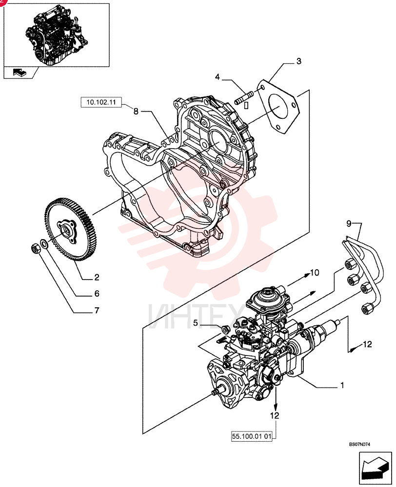 FUEL INJECTION PUMP 504246317