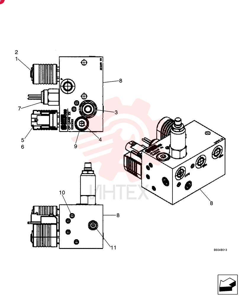 HYDRAULIC VALVE 87429625 (2)