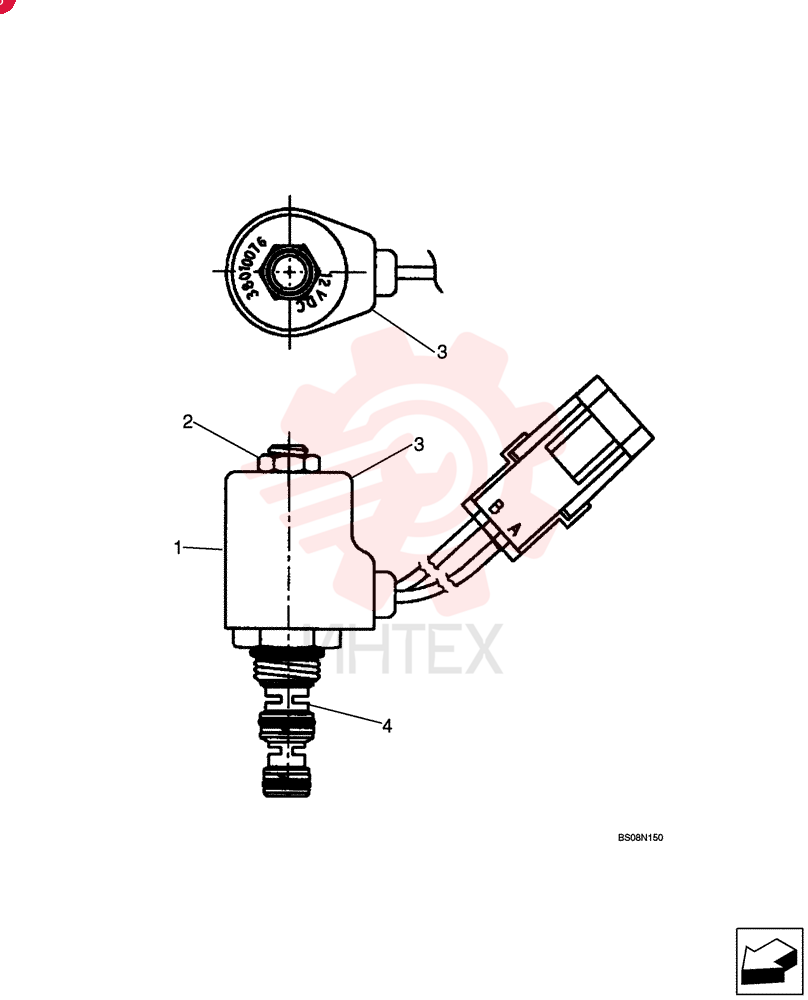 HYDRAULIC VALVE 87357112