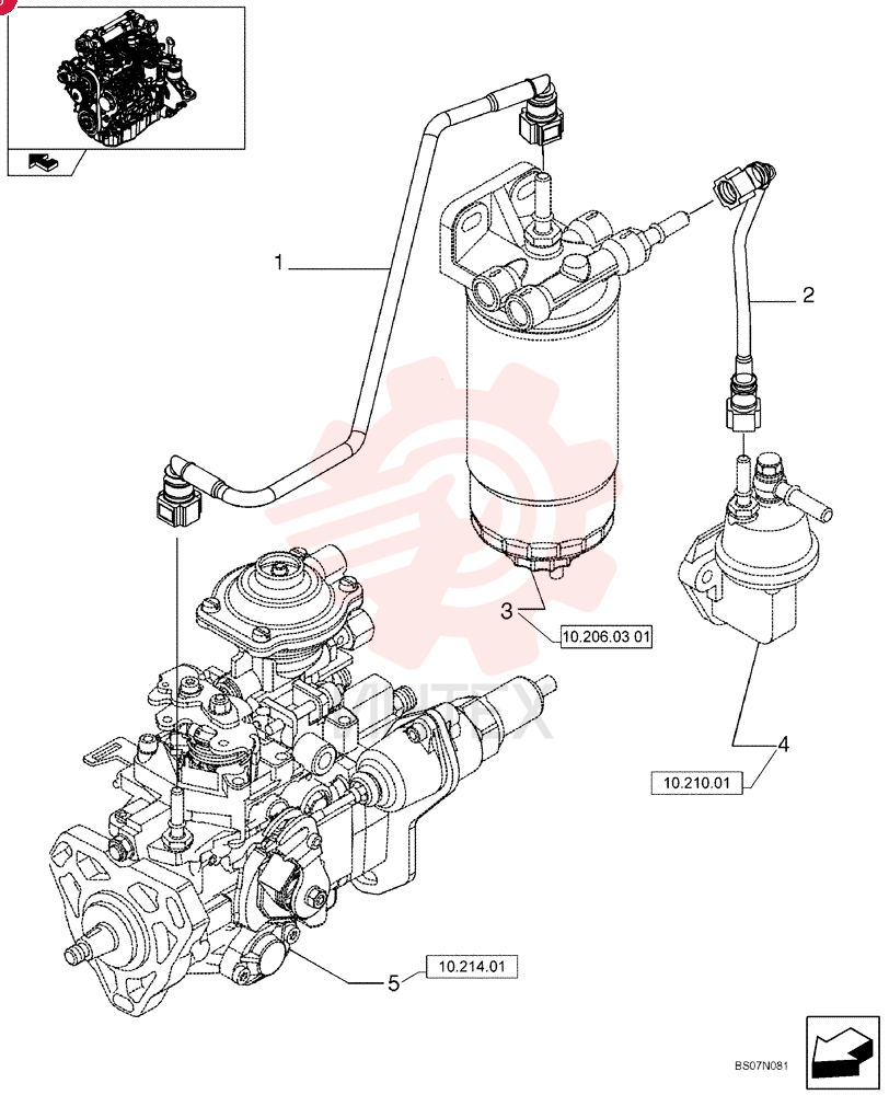 INJECTION PIPE 504207948