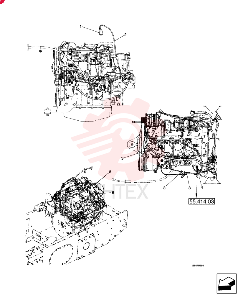 SWITCH,Air Filter Restriction 87013666