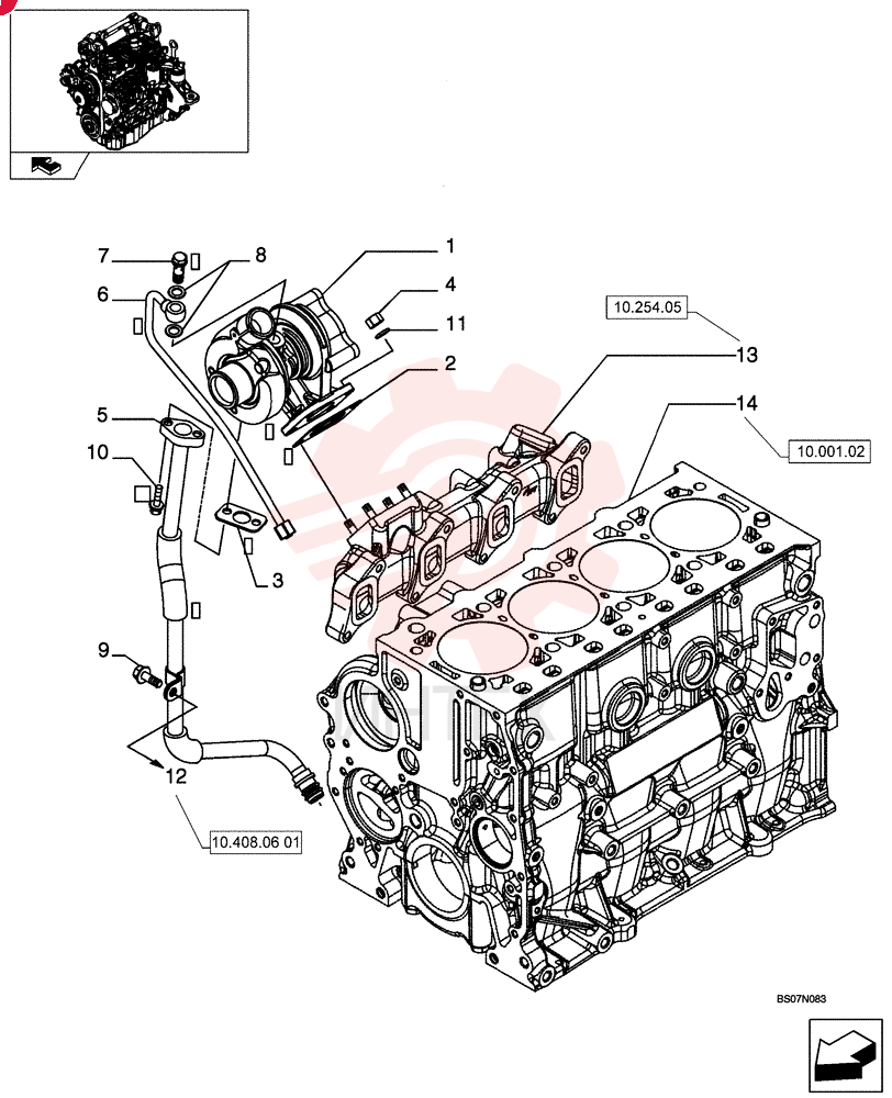 TURBOCHARGER 504242763
