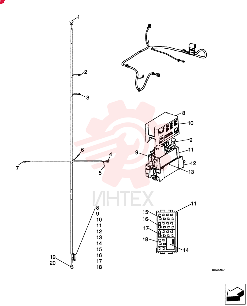 WIRE HARNESS 84195010