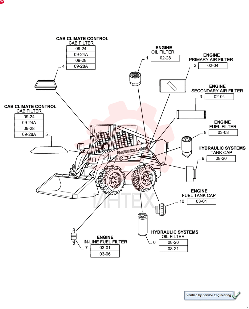 ENGINE OIL FILTER 84476759 (2)