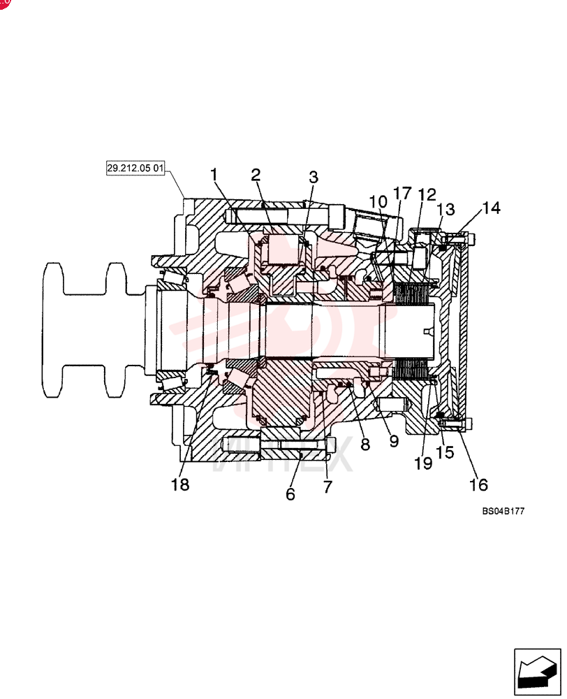 HYDRAULIC MOTOR 87035339 (3)