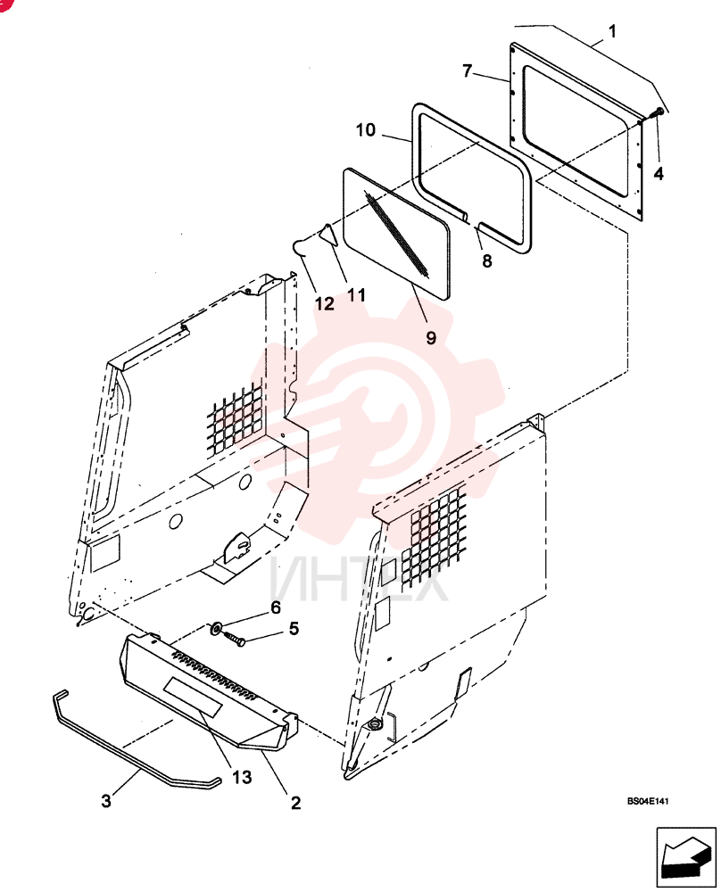 CAB GLASS 86506354