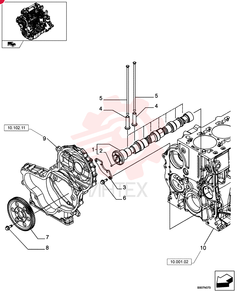 CAMSHAFT 504272265