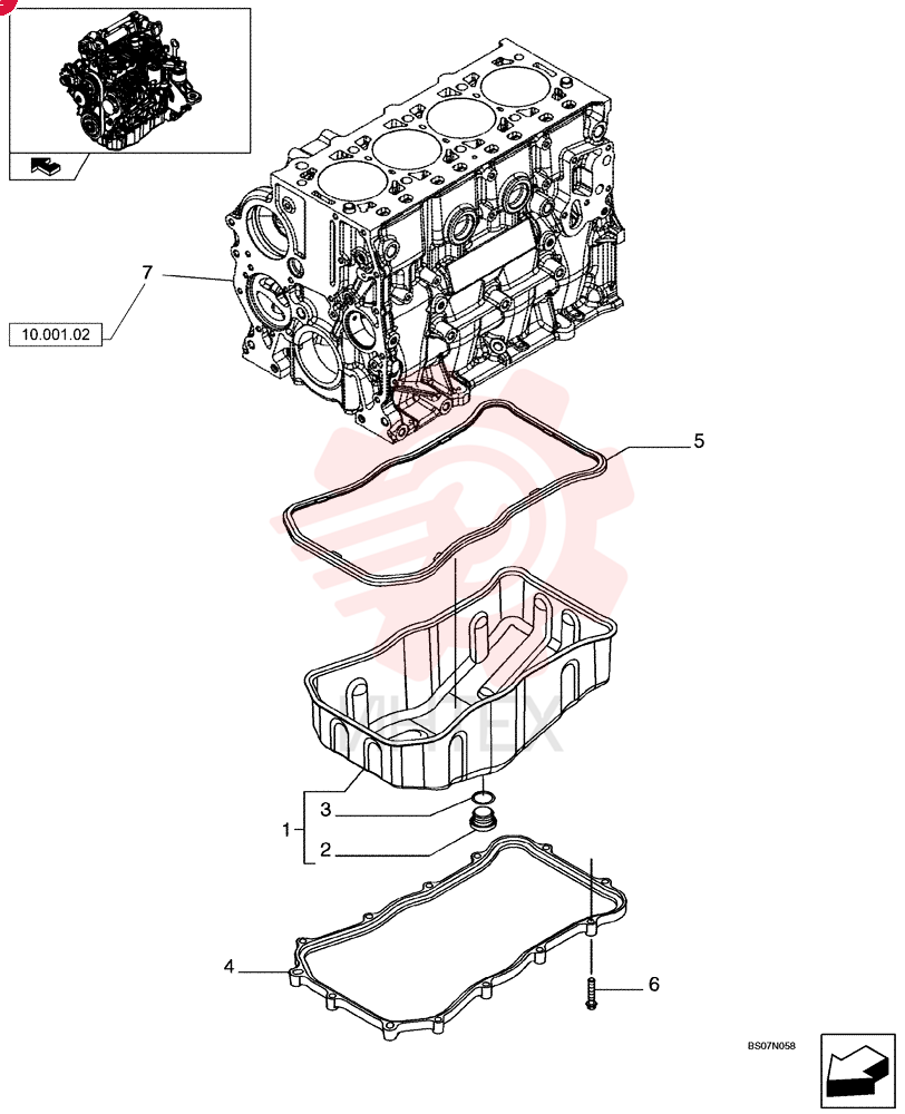 ENGINE OIL PAN 504179445