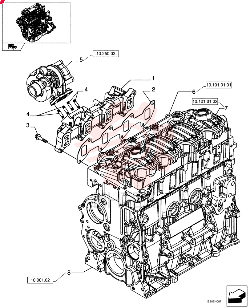 EXHAUST MANIFOLD 504202849