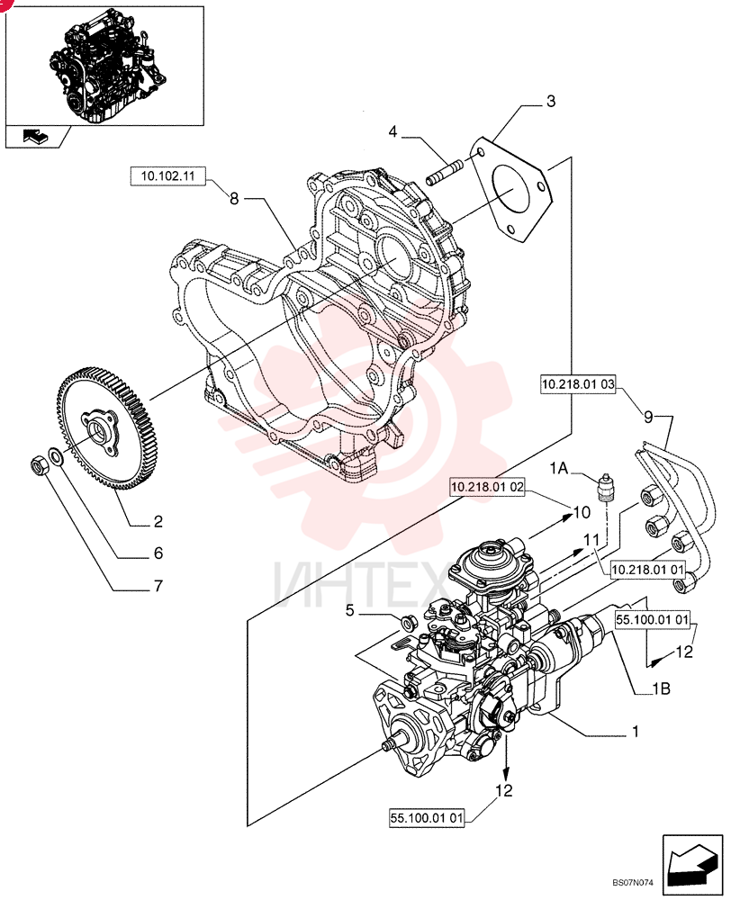 FUEL INJECTION PUMP 504246319
