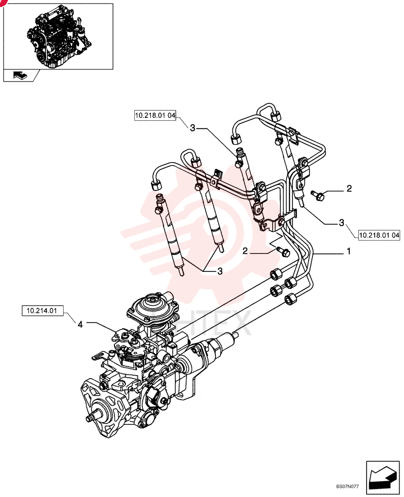 INJECTION PIPE 504216298