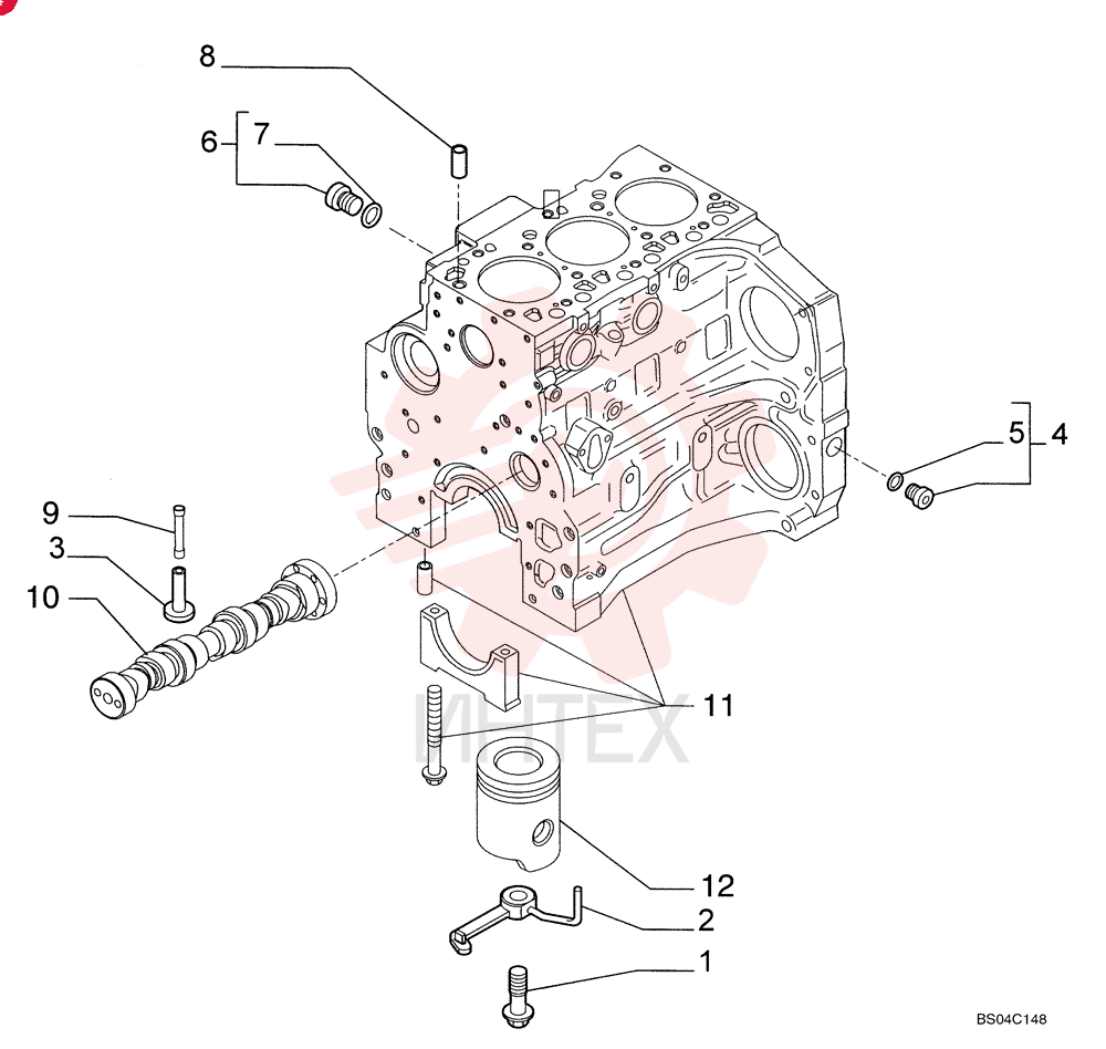 SCREW,Special, M8 x 20
