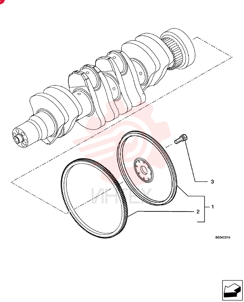 ENGINE FLYWHEEL 2853991