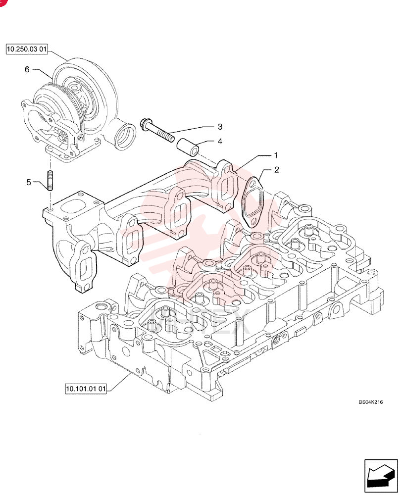 EXHAUST MANIFOLD 2855983