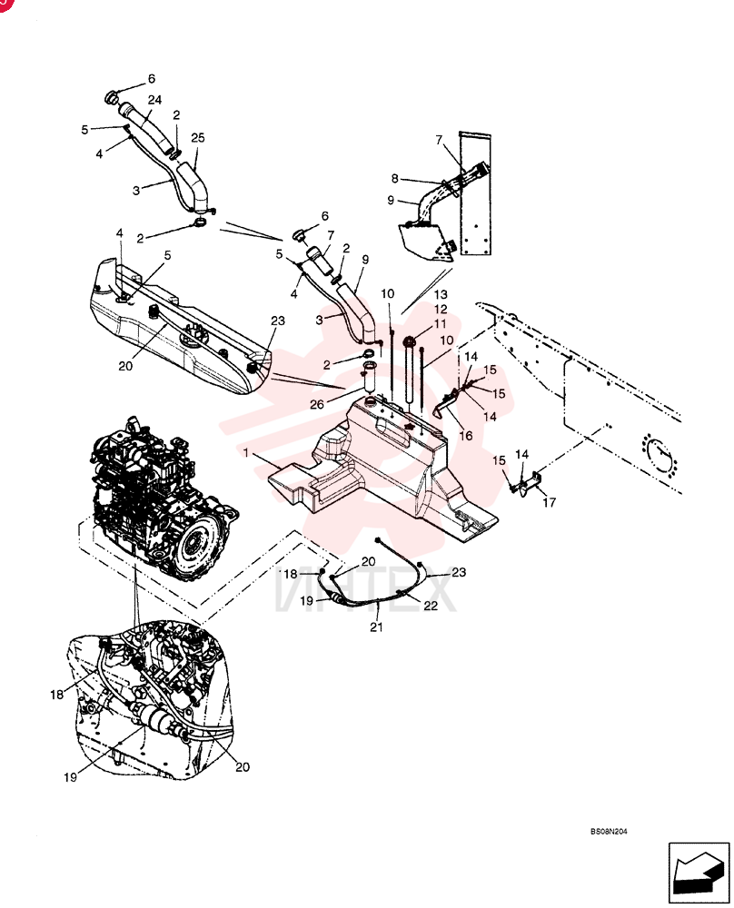 FUEL TANK 87659808
