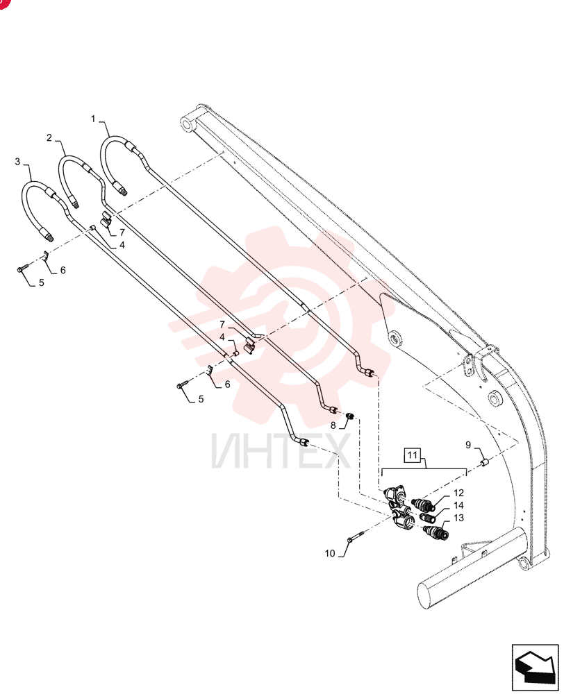 RIGID TUBE 84383238