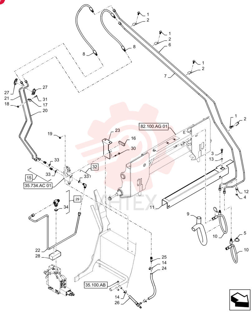 SELF-TAP SCREW,HWH, 3/8"-16 x 1"
