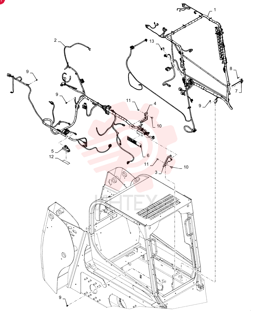 WIRE HARNESS 84426087