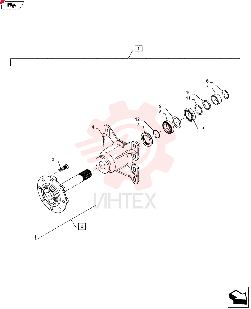 4WD AXLE ASSY