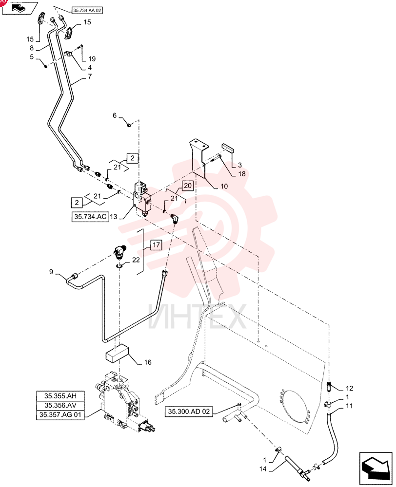 HOSE CLAMP,12.7mm - 23.1mm, Worm Gear 13021 (3)