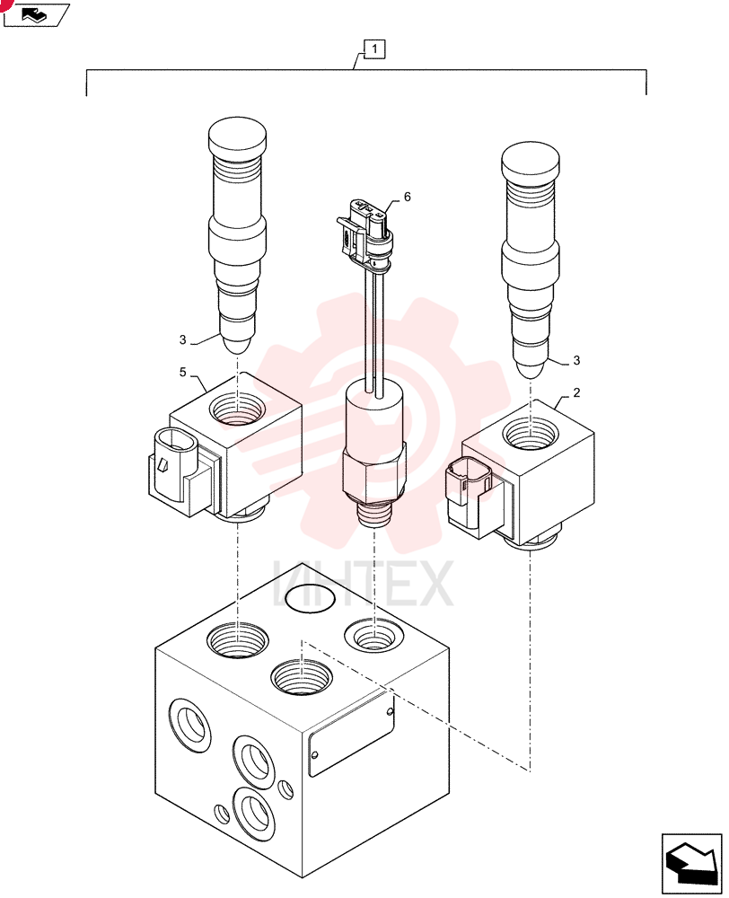 HYDRAULIC VALVE 84597130