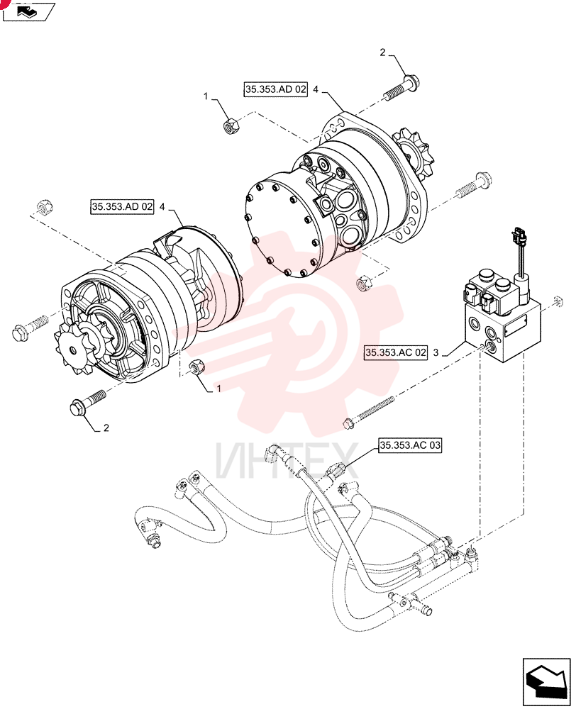NUT,Hex, M12 x 1.75, Cl 10 412672 (2)