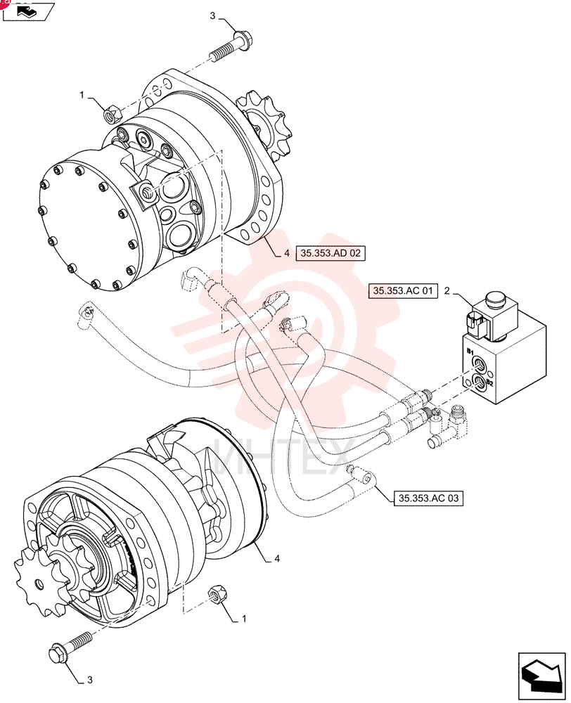 NUT,Hex, M12 x 1.75, Cl 10 412672 (1)