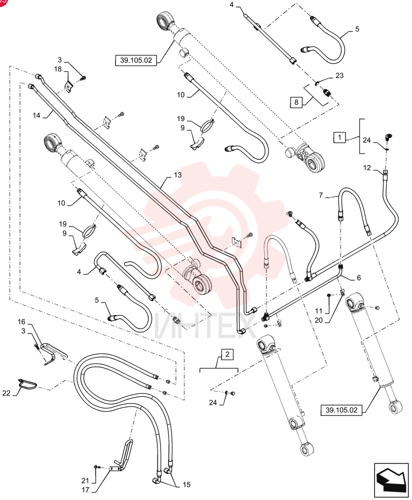 90 ELBOW,9/16" - 18 JIC x 9/16" - 18 ORB