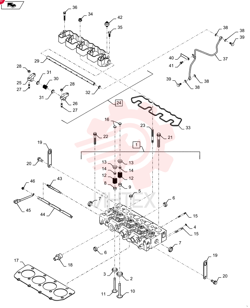 CYLINDER HEAD,4 Cylinder