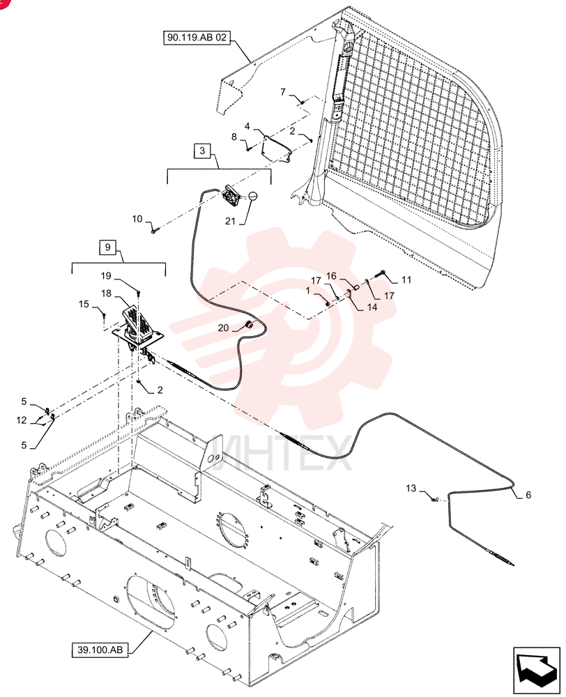 NUT,3/8"-16, GB