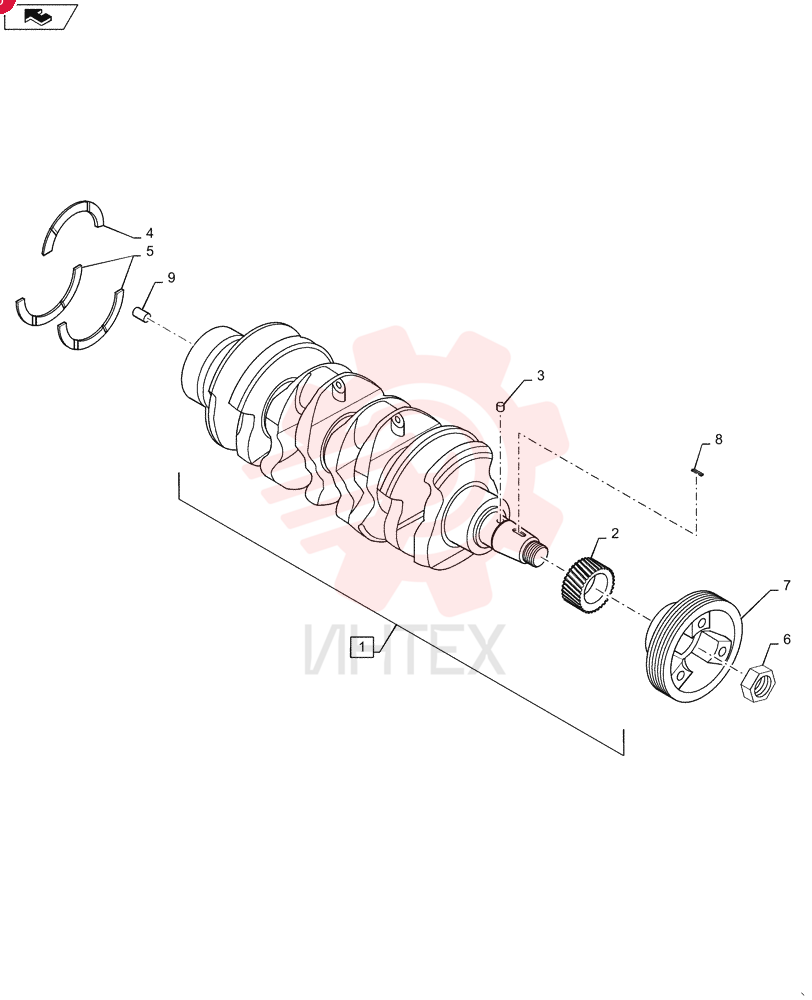 CRANKSHAFT SBA115256751