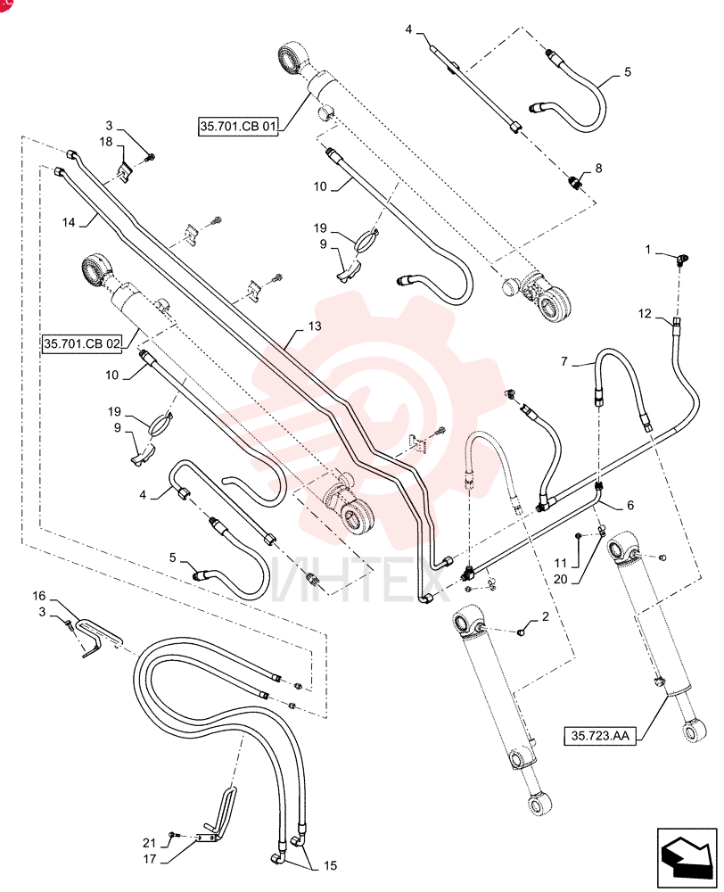 ELBOW,90 Degree, 9/16" - 18 JIC x 3/4" - 16 ORB
