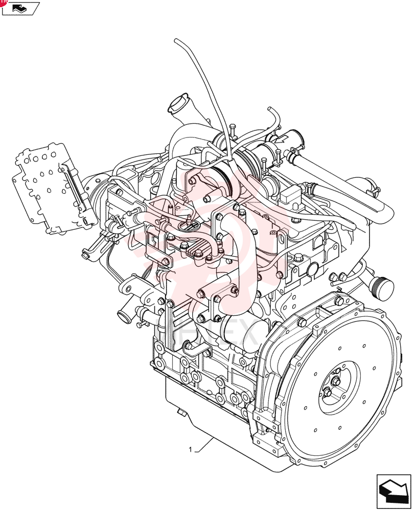 ENGINE SBA133809