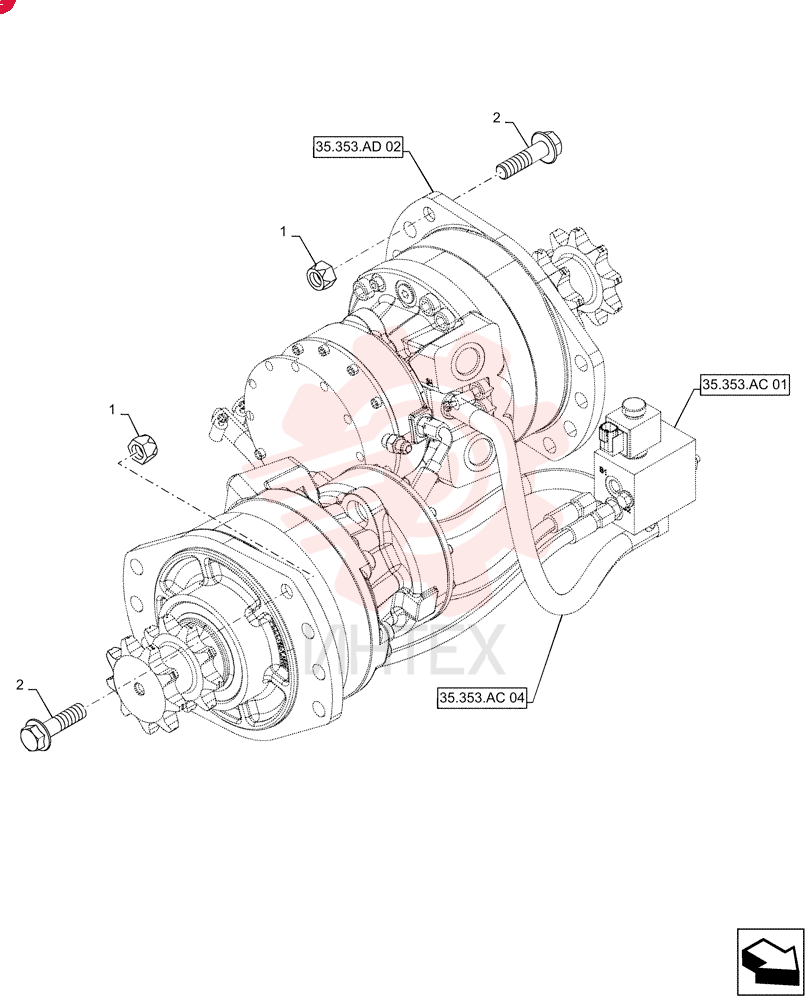 NUT,M16 x 2, Cl 10 86512555 (1)