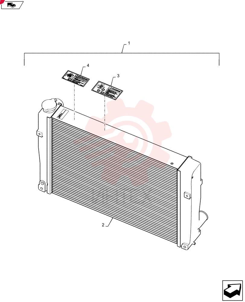 RADIATOR 47389491