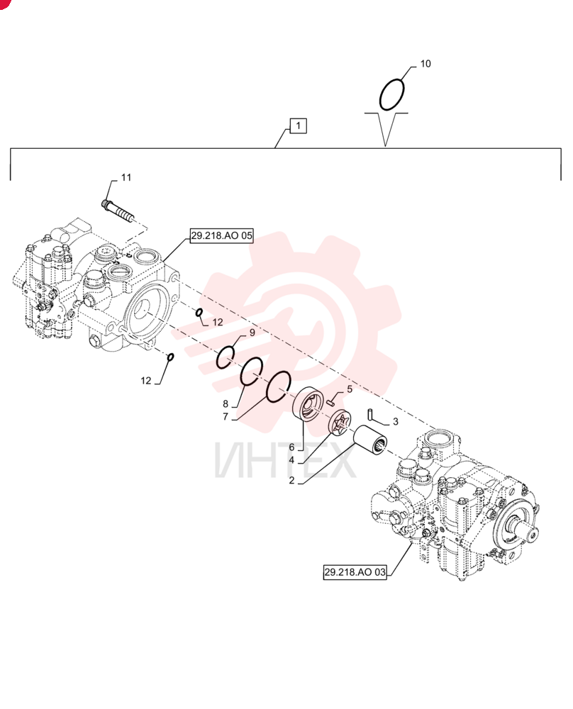 HYDROSTATIC PUMP,46 CC 84322471 (1)