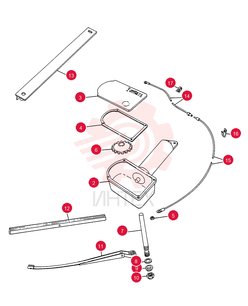 WIPER MOTOR 263298