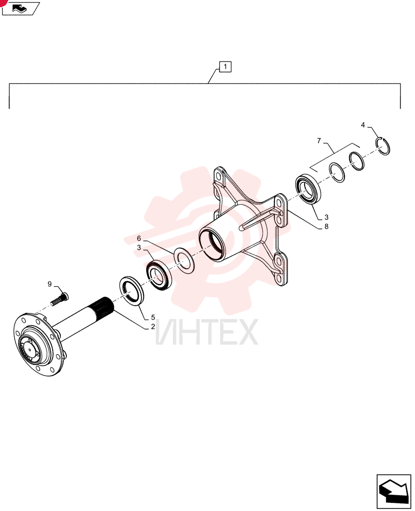 4WD AXLE ASSY
