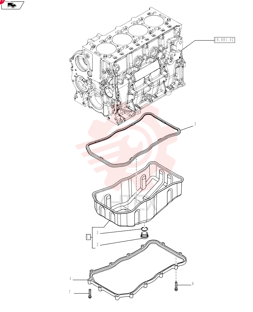 ENGINE OIL PAN 504179445 (1)
