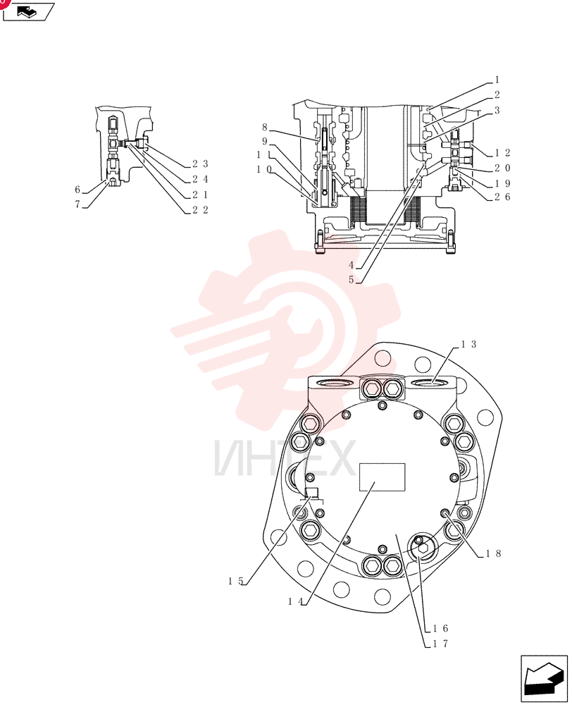 HYDRAULIC MOTOR 84256617 (3)