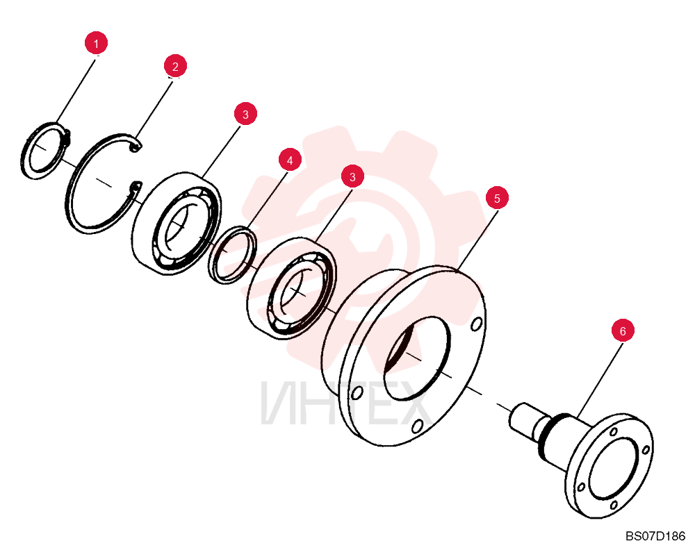 SNAP RING,M40, Ext, Hvy