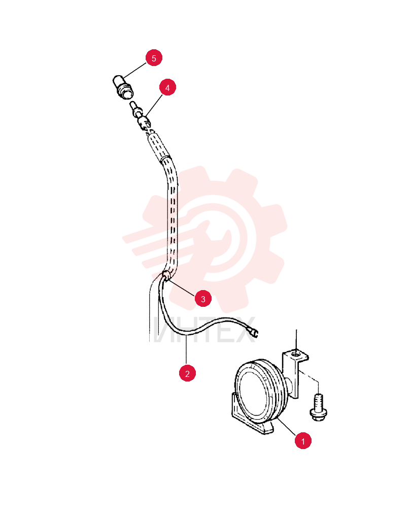 Horn Kit, Wholegoods #715130002 or 802455