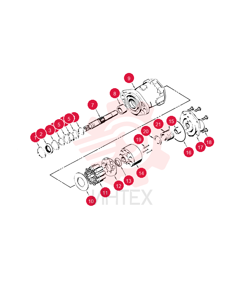 HYDRAULIC MOTOR 701254 (2)