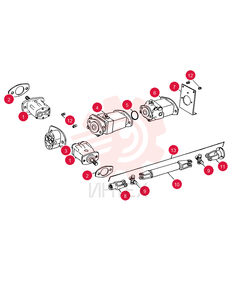 HYDRAULIC MOTOR 701254 (1)