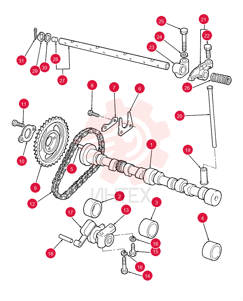 CAMSHAFT 89BM6251AA